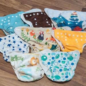 Reusable Kids Cloth Diaper Cover - Multi Color